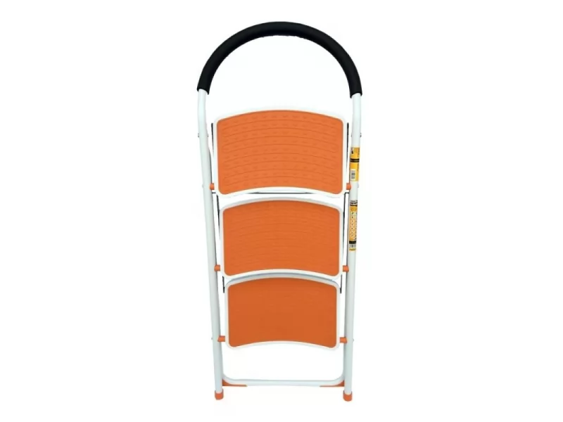 Scara otel 3 trepte Strend Pro WR2062K-1, 150 kG, portocalie