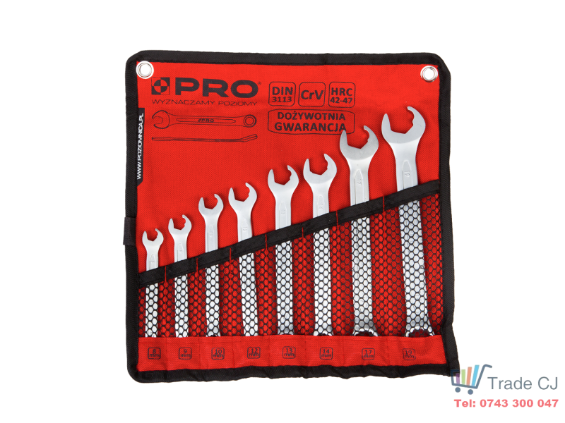 Set chei combinate PRO 8-19mm 8 bucati