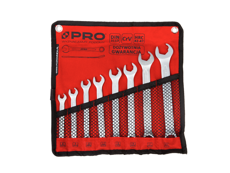 Set chei combinate PRO 8-19mm 8 bucati