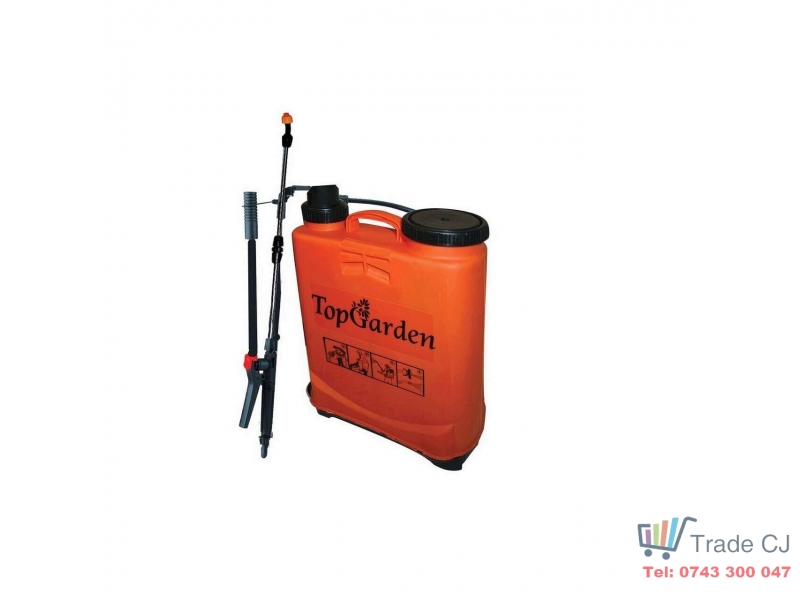 Pompa cu presiune pentru stropit, pulverizator, Topgarden 380314, volum 16 L, telescopic