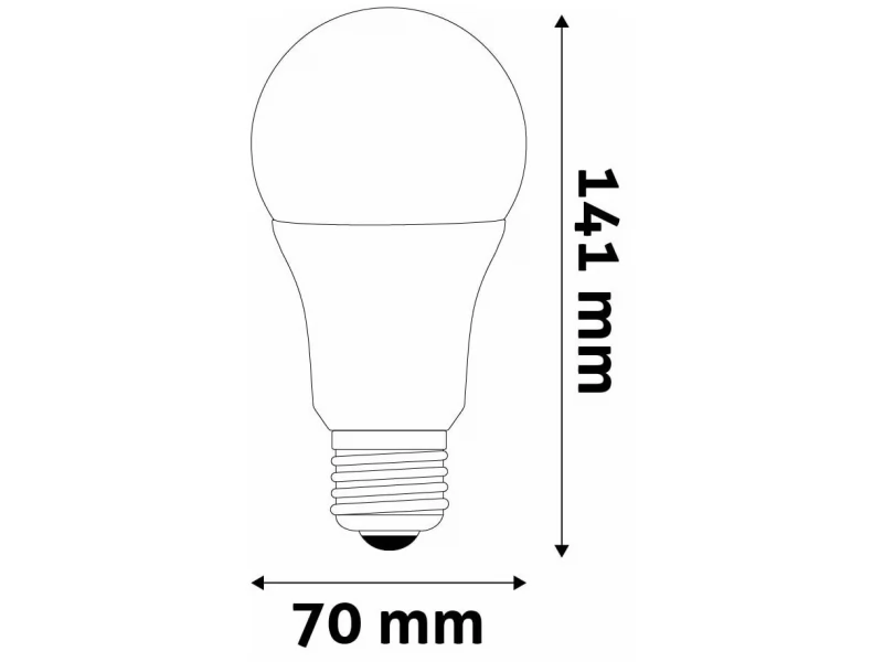Set 3 becuri LED 18W, 1550 lumen, 20000 h functionare, E27, instant full light, 6400K cold white