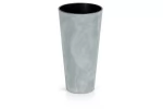 Ghiveci pentru flori SGTT diametru 24 cm,inaltime 48 cm,culoare gri-ciment