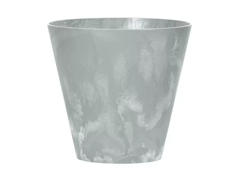 Ghiveci pentru flori SGTT diametru 24 cm,inaltime 23 cm,culoare gri-ciment