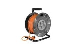 Prelungitor pe tambur, 4 prize x 230V, Strend Pro DG-4ZR-FB04, schuko, lungime 50m