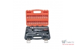 Trusa tubulare Strend Pro Cube 246, 1 4 , 46 piese, Crom-Vanadium