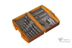 Set 24 accesorii Defort biti, burghie, adaptoare in cutie plastic