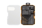 Set 59 accesorii Defort biti,burghie,adaptoare in cutie plastic