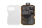 Set 59 accesorii Defort biti,burghie,adaptoare in cutie plastic