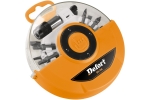 Set 26 accesorii Defort biti, adaptoare in cutie plastic