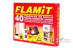 Bax 24 cutii Flamit, carbuni pentru aprinderea focului din cuptoare, seminee sau gratare