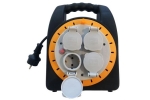 Prelungitor cu tambur, 4 prize Schuko, Home HJR 10-15, lungime 15 m, 3 x 1 mm, IP 44
