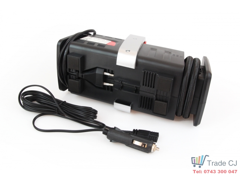 Compresor auto, alimentare 12V 220V.max 10 bar, manometru integrat