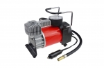 Compresor auto metalic, alimentare 12V cu manometru, accesorii si husa transport