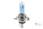 Bec auto cu halogen pentru far H4 Super White, UV Filter, 12V, 55W