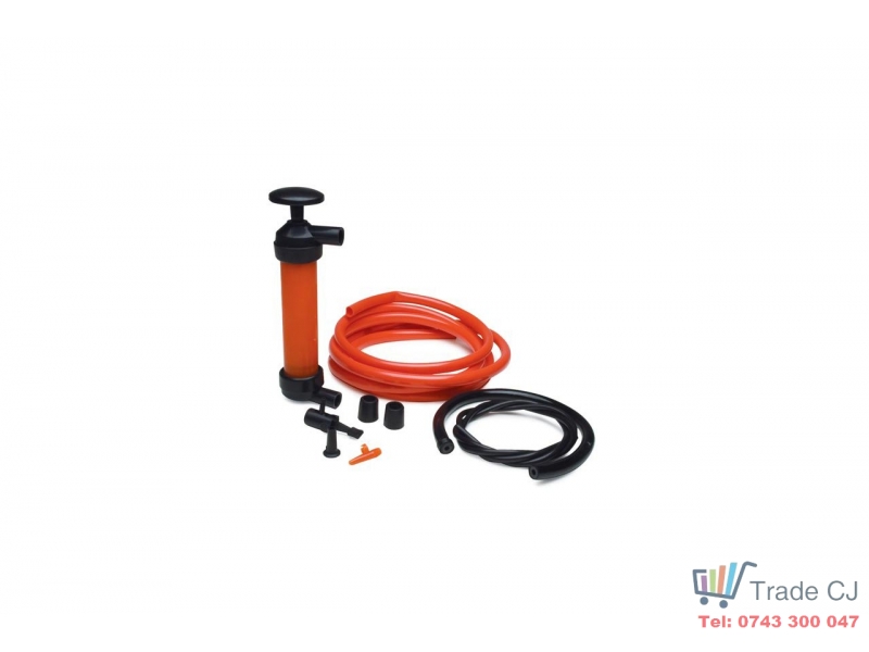 Pompa manuala transfer lichide cu 2 furtunuri 130cm