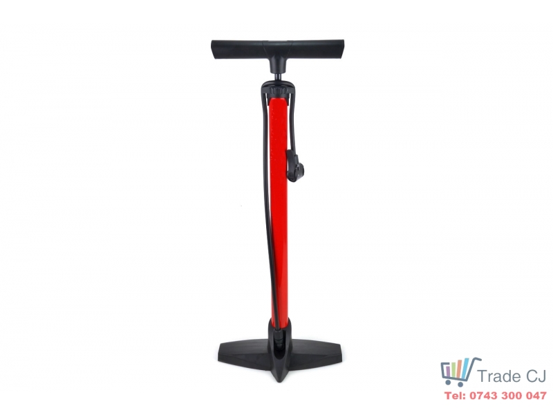 Pompa metalica pentru umflat roti, max 11 bar, lungime furtun 65 cm