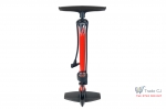 Pompa metalica pentru umflat roti, manometru presiune, lungime furtun 65 cm