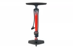 Pompa metalica pentru umflat roti, manometru presiune, lungime furtun 65 cm