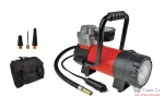 Compresor aer metalic 12V, 7bar, cu lanterna LED, geanta transport si accesorii