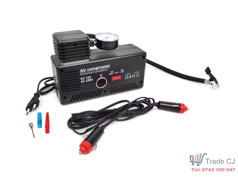 Compresor auto, alimentare 12V 220V max 18 bar