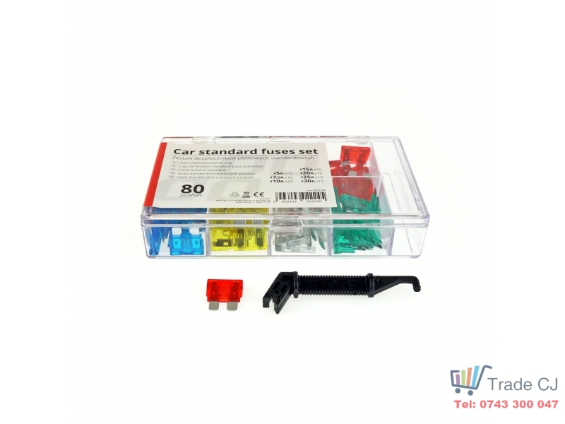 Set cu sigurante auto standard 80 buc