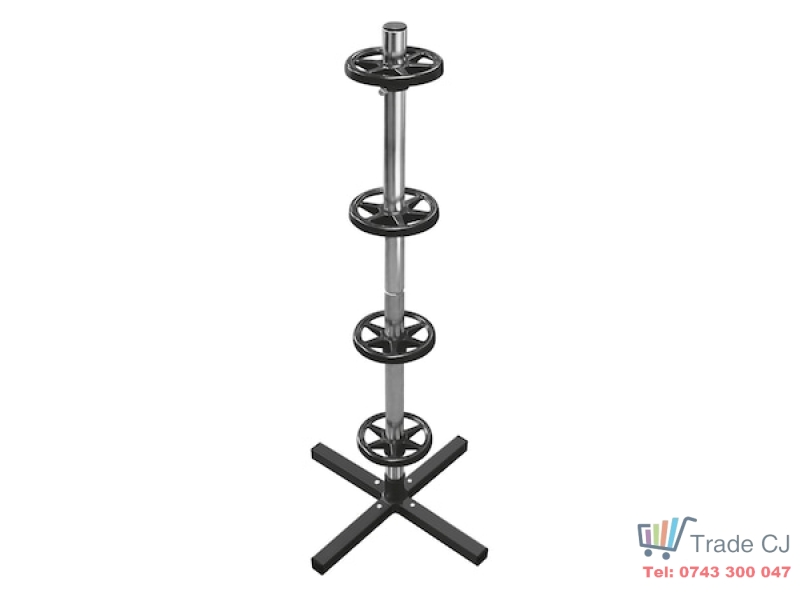 Suport din aluminiu pentru depozitare 4 roti, Jante cu anvelope, capacitate 100kg