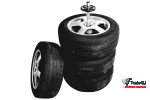 Suport din aluminiu pentru depozitare 4 roti, Jante cu anvelope, capacitate 100kg