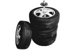 Suport din aluminiu pentru depozitare 4 roti, Jante cu anvelope, capacitate 100kg