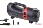 Compresor auto, alimentare 12V 220V.max 10 bar, manometru integrat, accesorii incluse