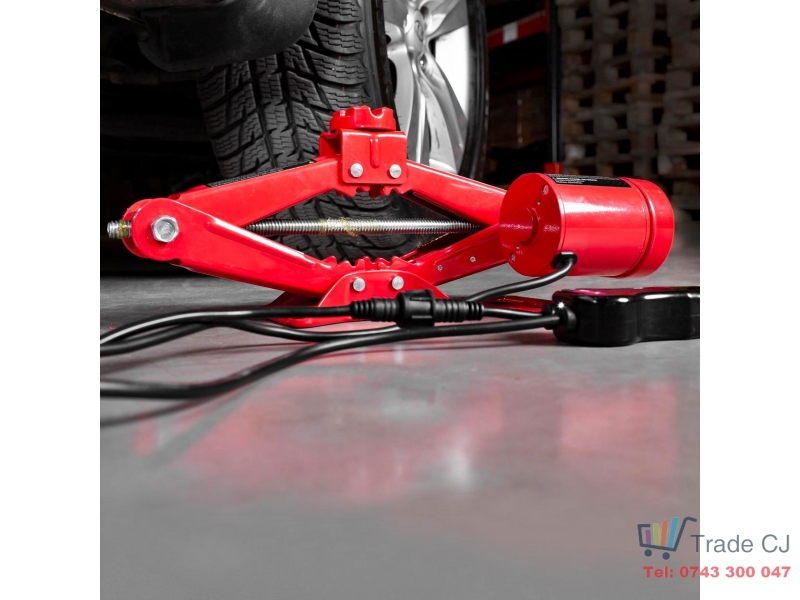 Cric electric cu telecomanda 120-360 mm, max 3000 kg, in cutie transport plastic