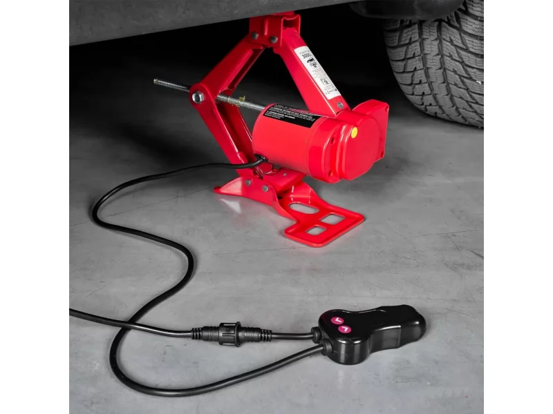 Cric electric cu telecomanda 120-360 mm, max 3000 kg, in cutie transport plastic