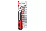 Set 11 piese, cheie cu clichet 1 2, capete chei tubulare,10-24 mm, material chrome-vanadium