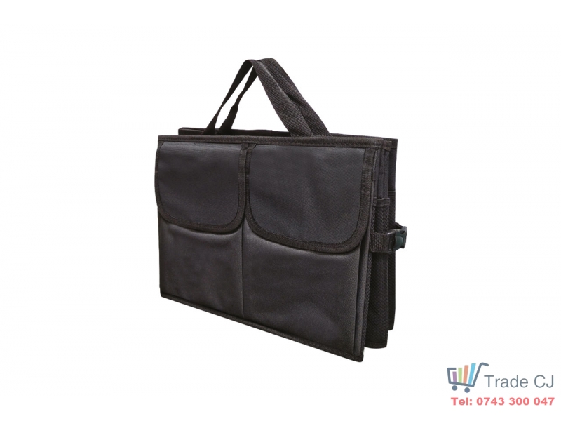 Organizator auto LUXURY pliabil pentru portbagaj cu 3 sertare si 6 buzunare,55x38x26 cm