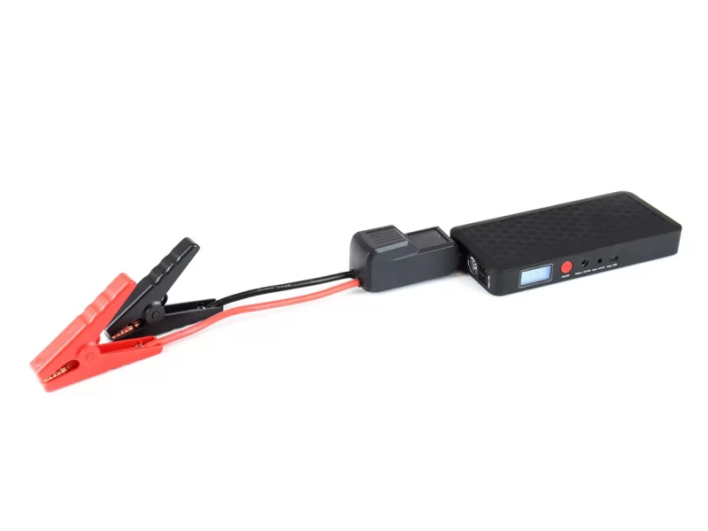 Robot de pornire portabil PowerBank, alimentare 12V, max 800A, Baterie Li-Ion, lanterna incorporabila, mufa USB