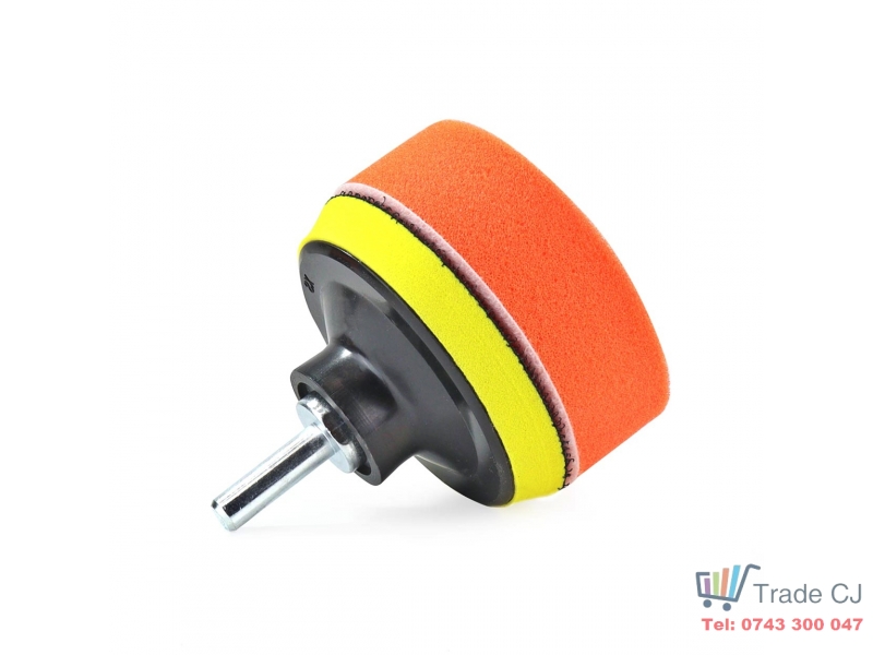 Set complet polish auto, 8 bureti cu diametru 80mm, disc cu blana, disc cu velcro si adaptor M14