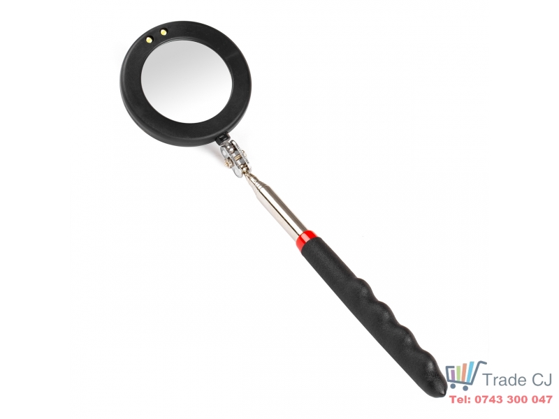 Oglinda telescopica 280 - 870 mm cu becuri LED pentru inspectie auto
