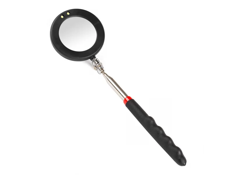 Oglinda telescopica 280 - 870 mm cu becuri LED pentru inspectie auto