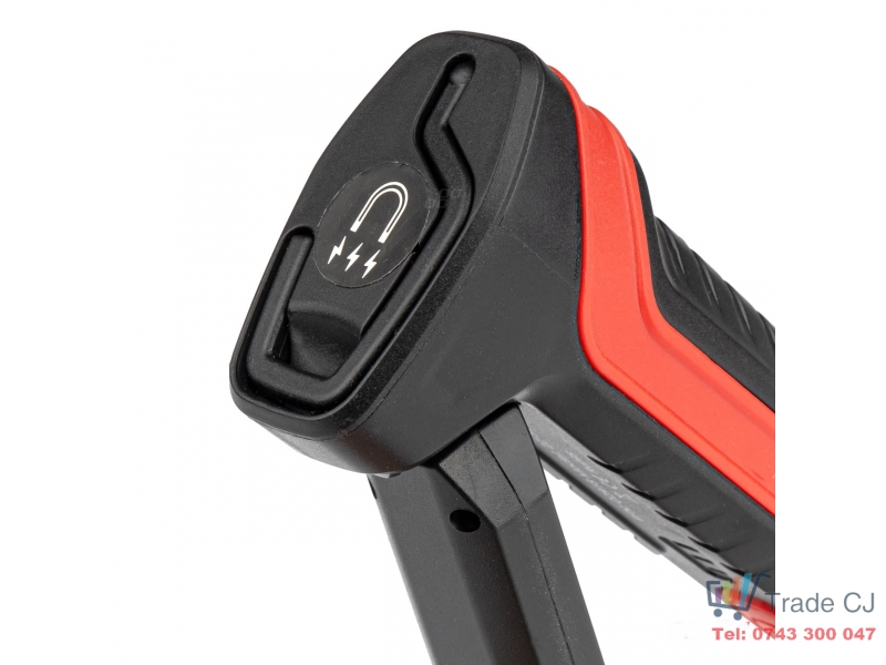 Lanterna de lucru portabila LED, reincarcabila prin USB, prindere magnetica, flexibila, cu 3 moduri de iluminare