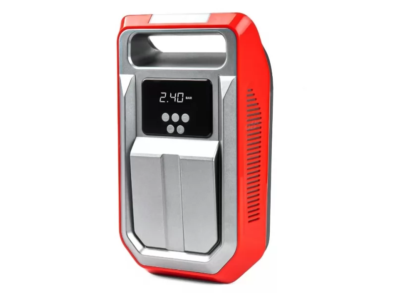 Compresor auto 120W, 25l min, alimentare 12V, afisaj digital, lampa LED, cablu 3 metri