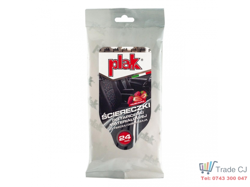 Servetele umede pentru bord, vinil si materiale plastice Strawberry, 24 buc