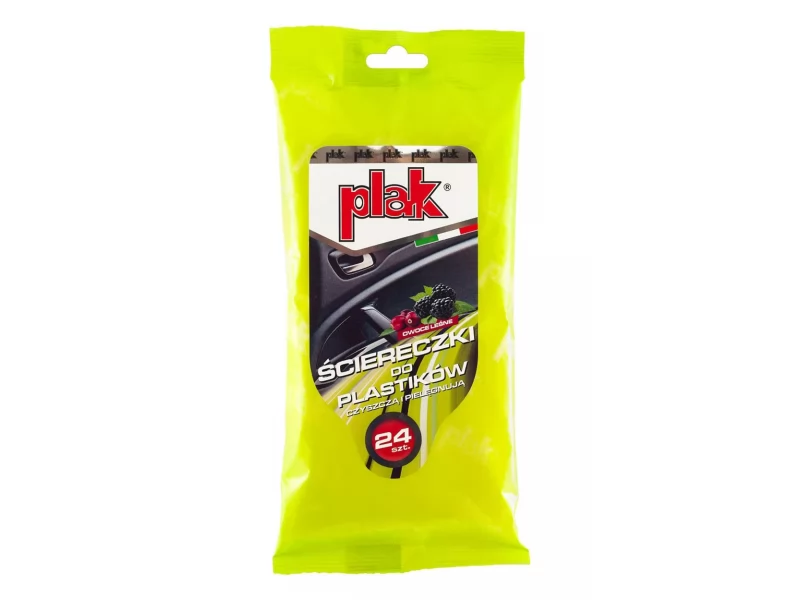 Servetele umede pentru bord, vinil si materiale plastice Forest Fruits, 24 buc