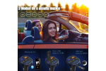 Modulator FM cu Bluetooth si USB, Redare Muzica, Apeluri Hands-Free, Compatibil Android si iOS, Frecventa 87.5, 108 MHz, Incarcare Simultana a Doua Dispozitive, Modernizeaza Instant Orice Masina cu Rad