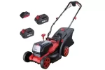 Masina de tuns iarba, gazon, electrica, cu 2 acumulatori 4 Ah, incarcator 2x20V Li-Ion, 34 cm, Worcraft Old