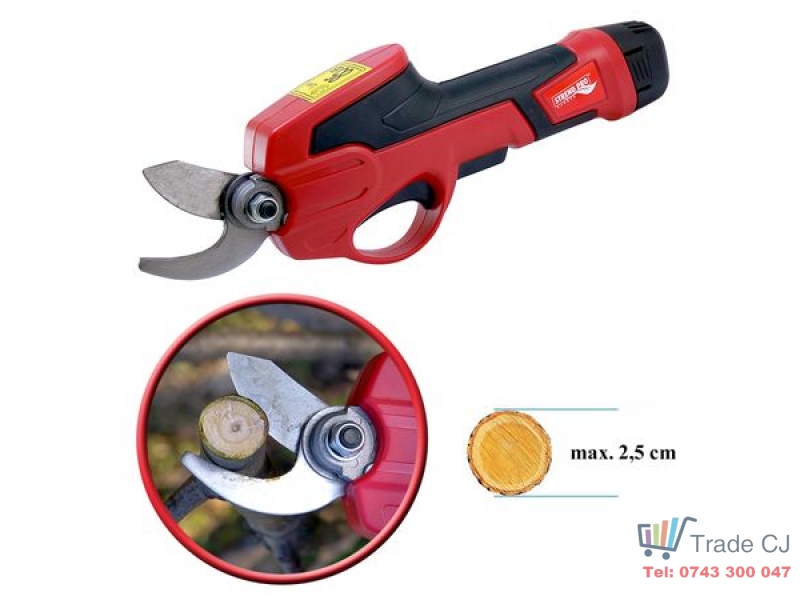 Foarfeca electrica de gradina, cu acumulator, 1.5 Ah, 7.2 V, Strend Pro