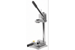 Suport profesional pentru bormasina, stand vertical pentru masina de gaurit, cu clema de colt, reglaj pe inaltime, fixare pe banc de lucru, pentru gaurire precisa la 90 grade