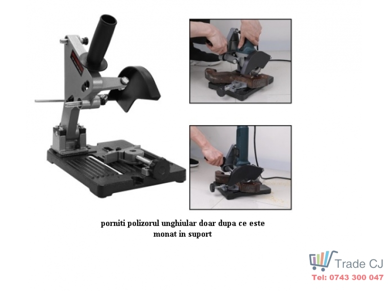 Suport stand taiere pentru polizor unghiular 115 125mm