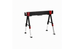 Capra profesionala de lucru, pliabila, reglabila pe inaltime 61-85 cm, suport taiere lemn si materiale, sarcina maxima 600 kg, pentru atelier, constructii, bricolaj