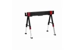 Capra profesionala de lucru, pliabila, reglabila pe inaltime 61-85 cm, suport taiere lemn si materiale, sarcina maxima 600 kg, pentru atelier, constructii, bricolaj