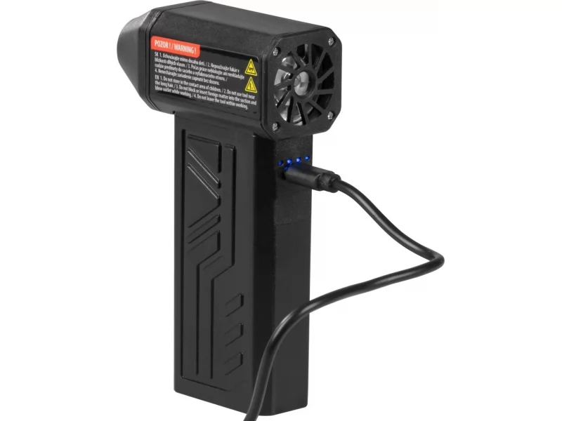 Suflanta electrica portabila, 180W, acumulator 4000 mAh, viteza aer 97 km h, USB-C, 4 trepte putere, pentru tastaturi, PC, auto si atelier