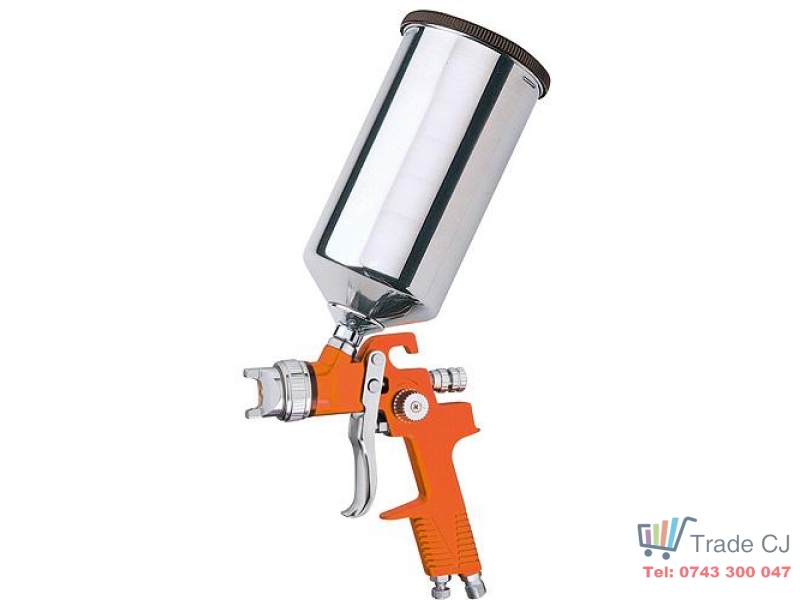 Pistol de vopsit cu aer comprimat, vas superior, metalic, 1000 ml, 1.4 mm, Strend Pro